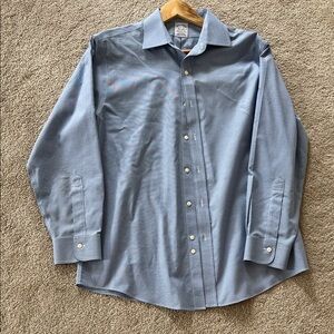 Brooks Brothers Light Blue Dress Shirt regent fit button down 15 1/2 - 32